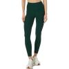 Beyond Yoga Women’s Spacedye Out of Pocket High-Waisted Midi Legging(Dark Spruce Green Heather)