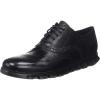 Cole Haan Men’s Great Jones Wingtip Oxford(Black Closed Holes/Black)