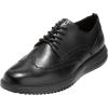Cole Haan Men’s Great Jones Wingtip Oxford(Black Leather/Black)
