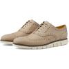 Cole Haan Men’s Great Jones Wingtip Oxford(Dune Nubuck Chestnut Truffle Ivory)