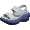 Crocs Unisex-Adult Classic Mega Crush Sandal | Platform Sandals(Mirage/Multi)