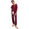 Eberjey Gisele Slouchy Set(Cabernet/Ivory)