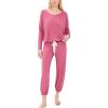 Eberjey Gisele Slouchy Set(Raspberry/Ivory)