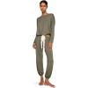 Eberjey Gisele Slouchy Set(Smokey Olive/Ivory)