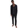 Eberjey Men’s William Modal Long PJ Set(Black/Ivory)