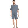 Eberjey Men’s William Modal Long PJ Set(Coastal Blue)