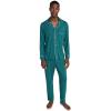 Eberjey Men’s William Modal Long PJ Set(Evergreen/Ivory)