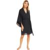 Eberjey Women’s Mariana The Mademoiselle Kimono Robe(Black)