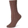 Eberjey womens Slouchy Socks(Deep Taupe)