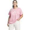adidas Women’s Future Icon Winners 3.0 T-Shirt(Bliss Pink Melange/White)