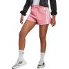 adidas Women’s Plus Size Future Icon Three Stripes Shorts(Bliss Pink)