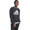 adidas mens Essentials Big Logo Sweatshirt(Black)