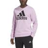 adidas mens Essentials Big Logo Sweatshirt(Bliss Lilac/Black)