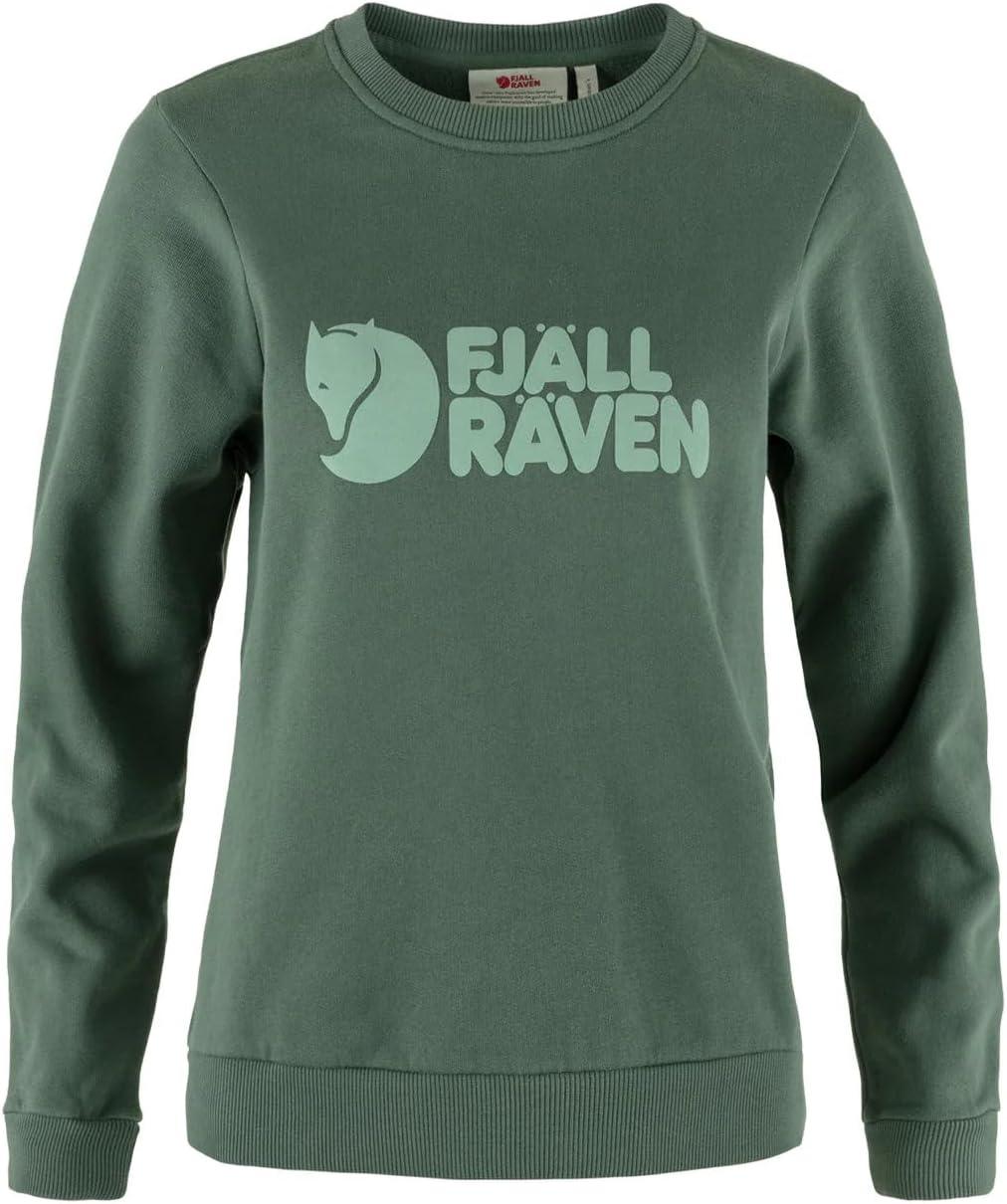 imageFjallraven Logo Sweater WomensDeep PatinaMisty Green