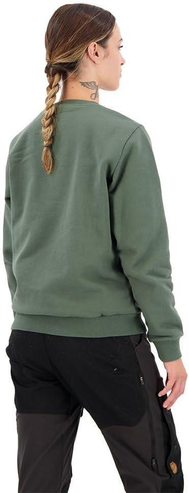 imageFjallraven Logo Sweater WomensDeep PatinaMisty Green