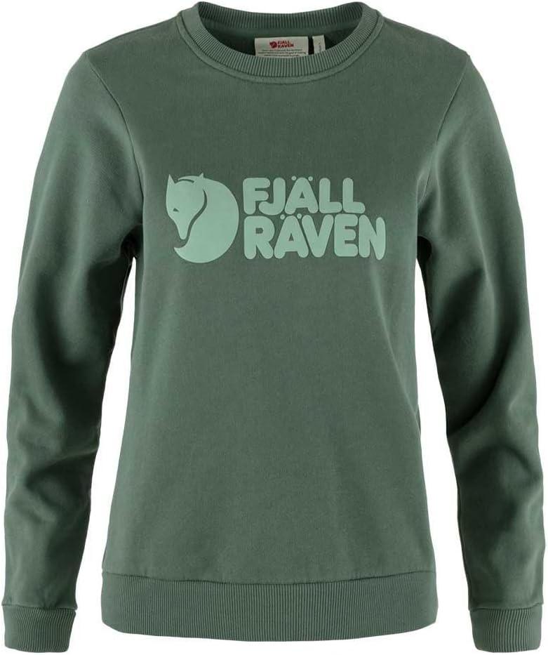 imageFjallraven Logo Sweater WomensDeep PatinaMisty Green