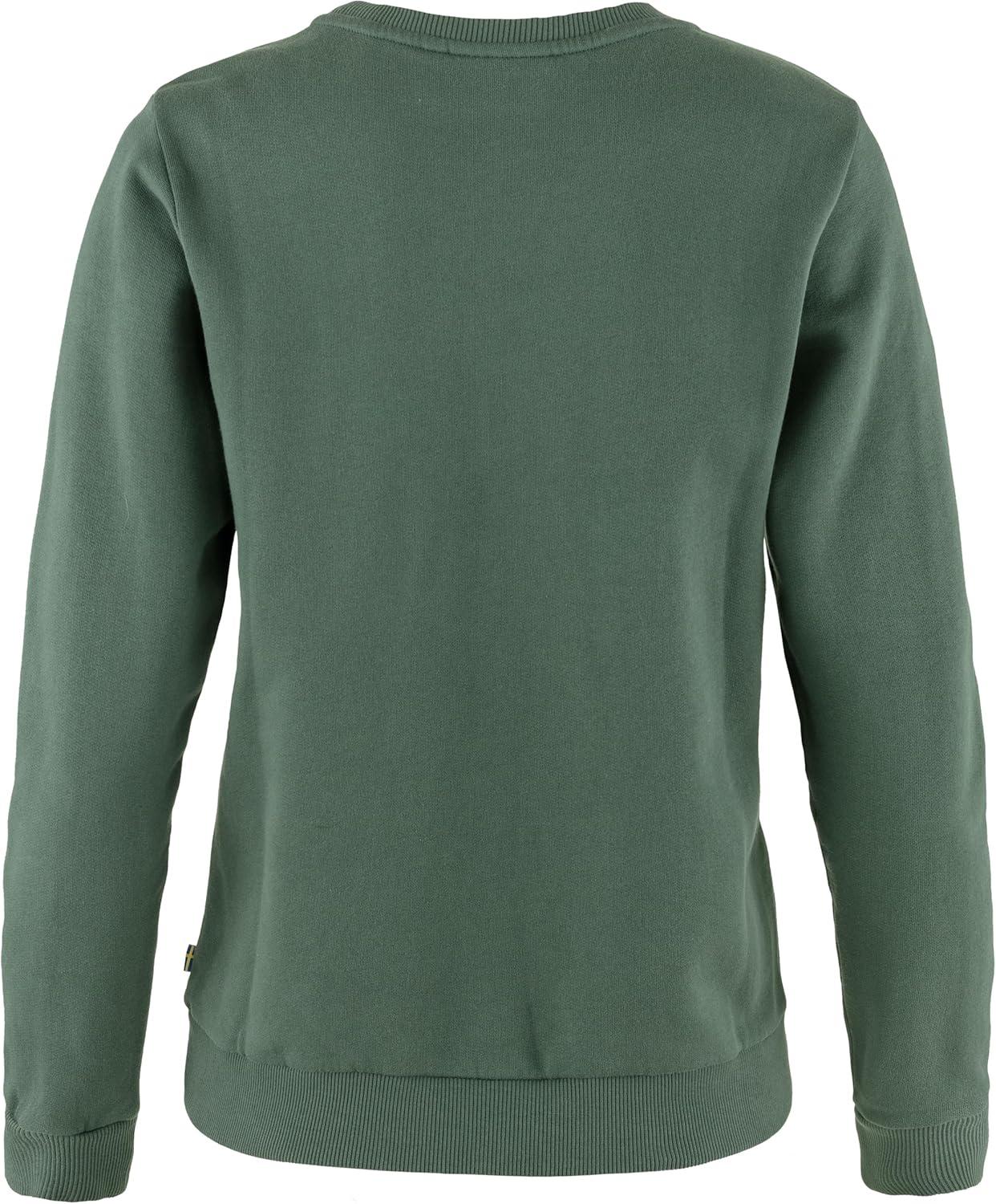 imageFjallraven Logo Sweater WomensDeep PatinaMisty Green