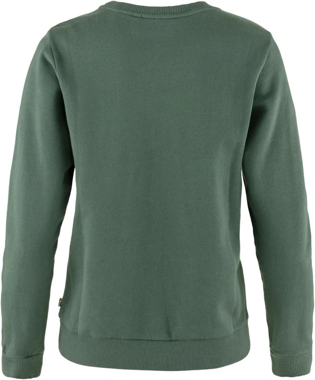 imageFjallraven Logo Sweater WomensDeep PatinaMisty Green