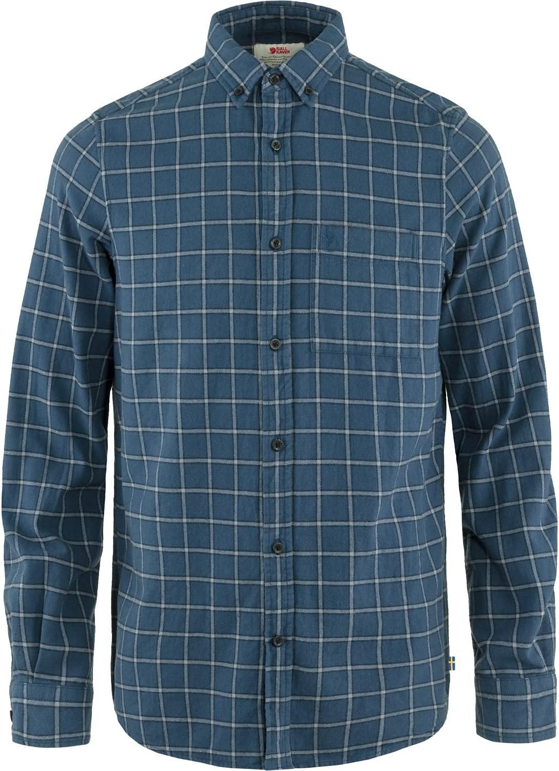 imageFjllrven vik Flannel ShirtIndigo BlueFlint Grey