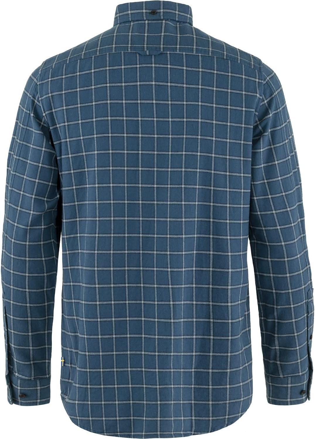 imageFjllrven vik Flannel ShirtIndigo BlueFlint Grey
