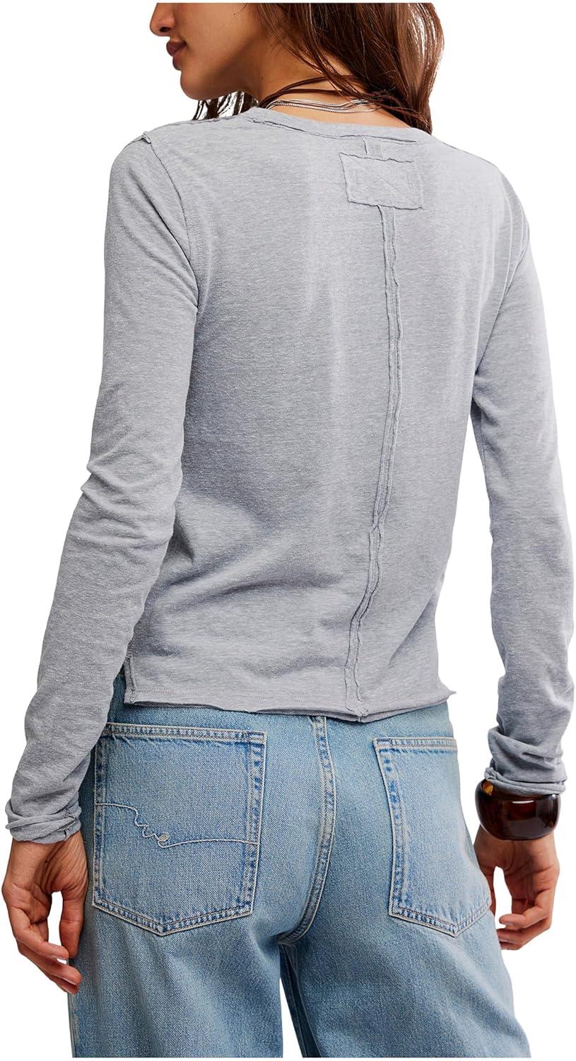 imageFree People Womens Nova Tee Long SleeveGreyhound