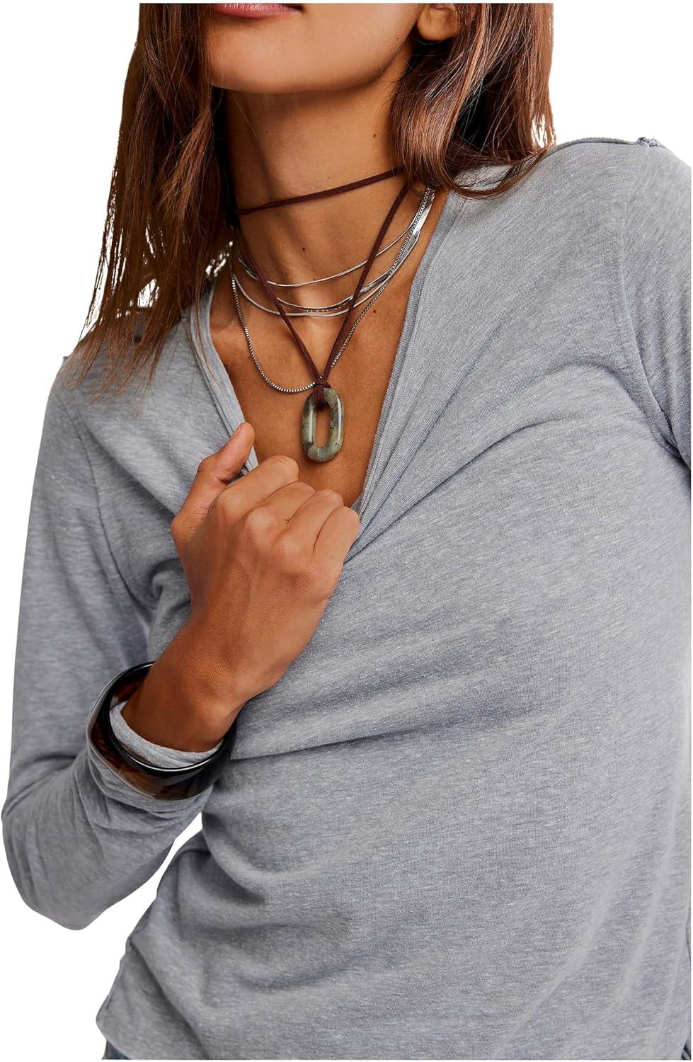 imageFree People Womens Nova Tee Long SleeveGreyhound