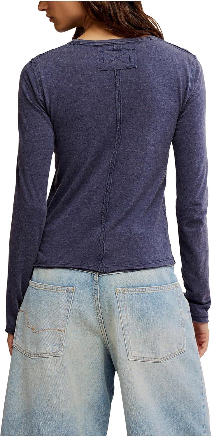 imageFree People Womens Nova Tee Long SleevePeacoat