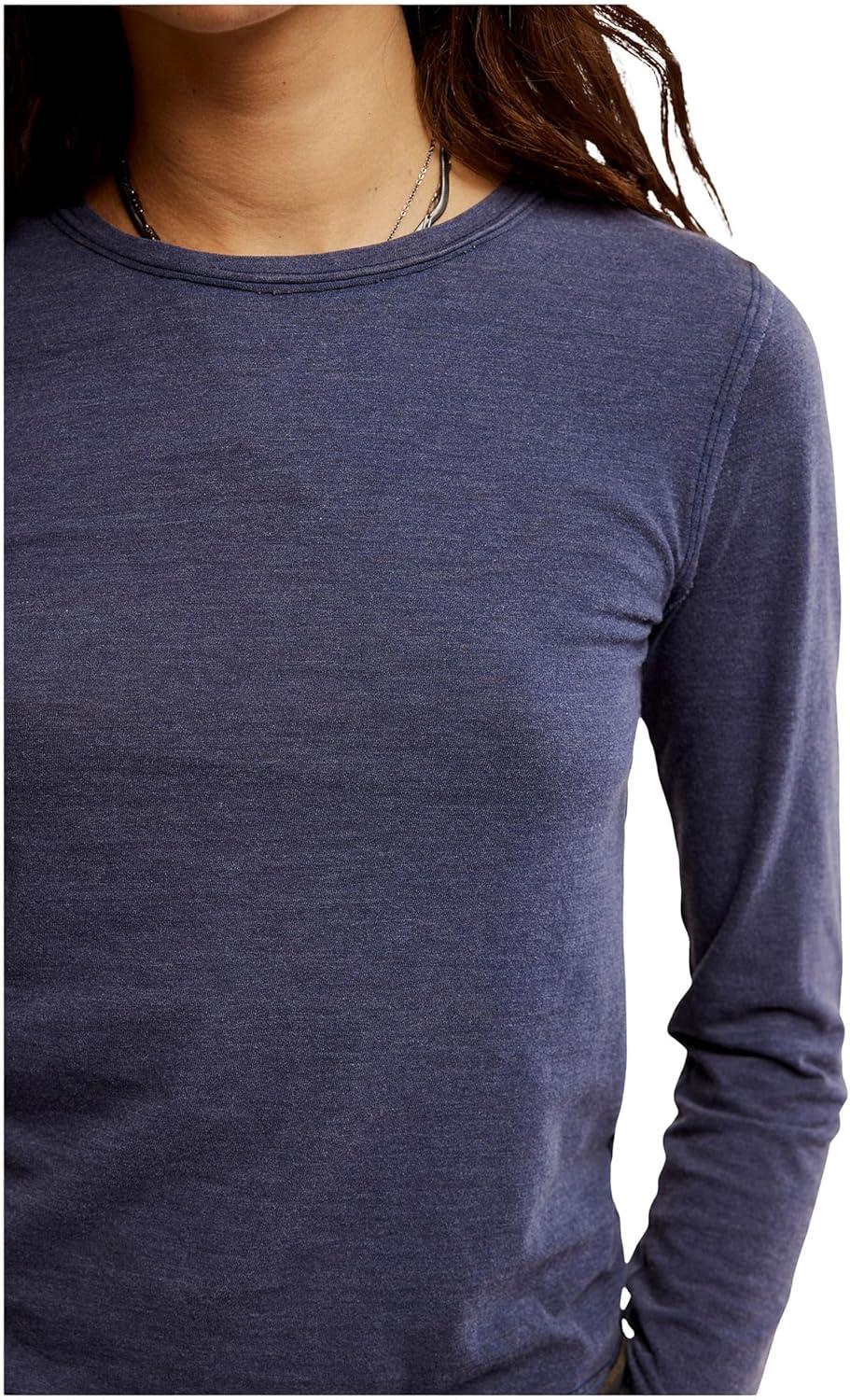 imageFree People Womens Nova Tee Long SleevePeacoat