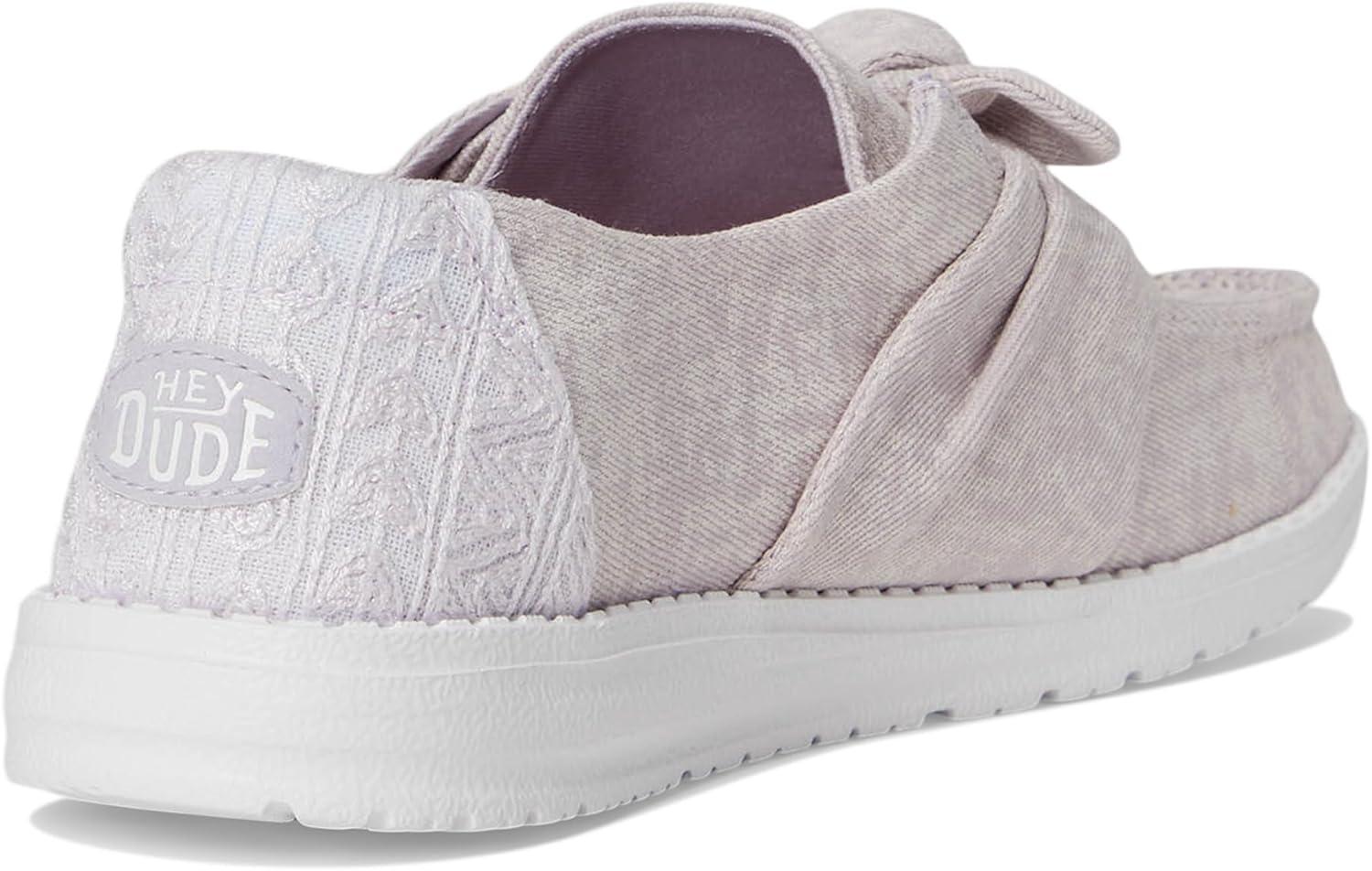 imageHEYDUDE Womens Wendy Bow Surf Wash LoaferLilac