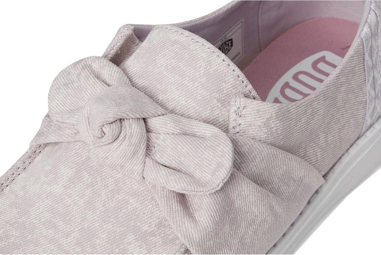 imageHEYDUDE Womens Wendy Bow Surf Wash LoaferLilac