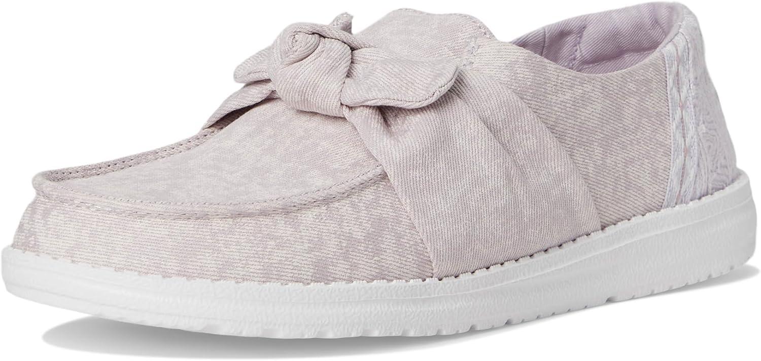 imageHEYDUDE Womens Wendy Bow Surf Wash LoaferLilac