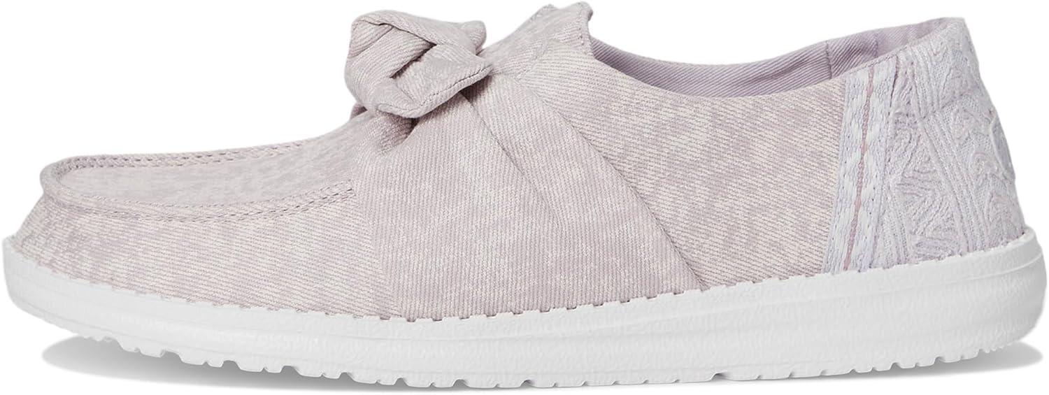imageHEYDUDE Womens Wendy Bow Surf Wash LoaferLilac