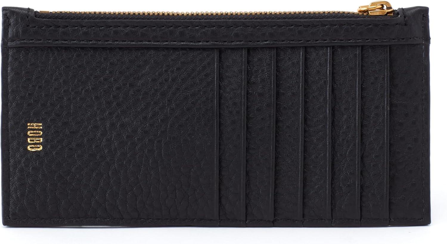 imageHOBO Carte Leather Card Case for WomenBlack