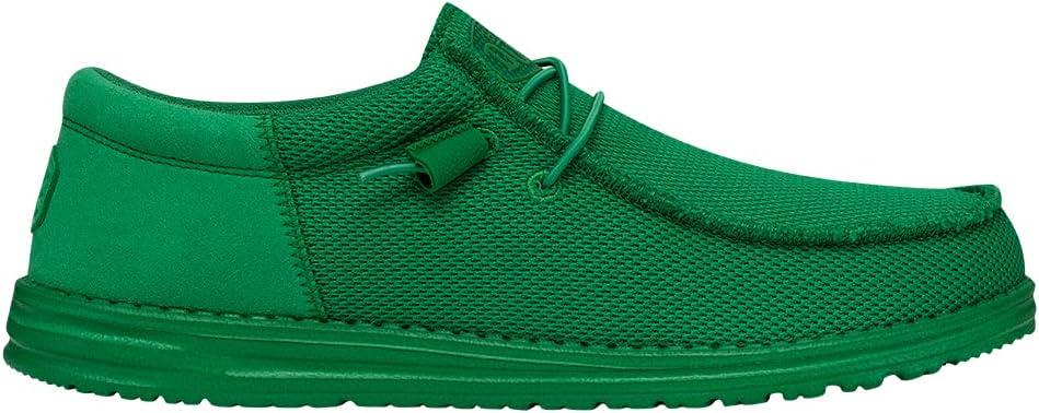imageHey Dude Mens Wally Funk Mono Mens Shoes Men Slipon Loafers Comfortable ampamp LightWeightKelly Green