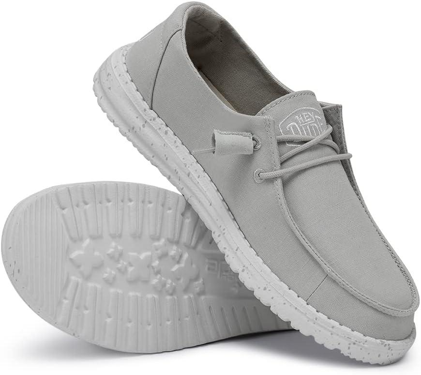 imageHey Dude Womens Moccasin Moc Toe ShoesLight Grey