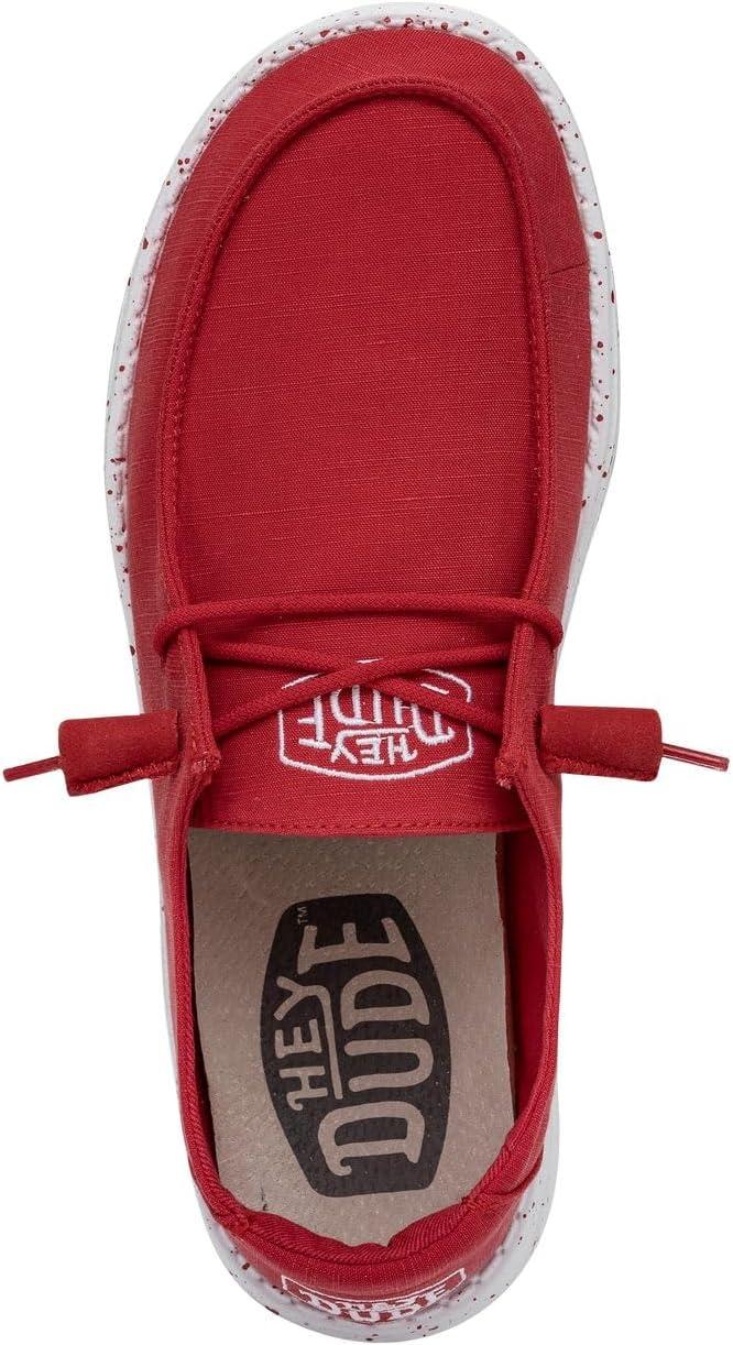 imageHey Dude Womens Moccasin Moc Toe ShoesRed