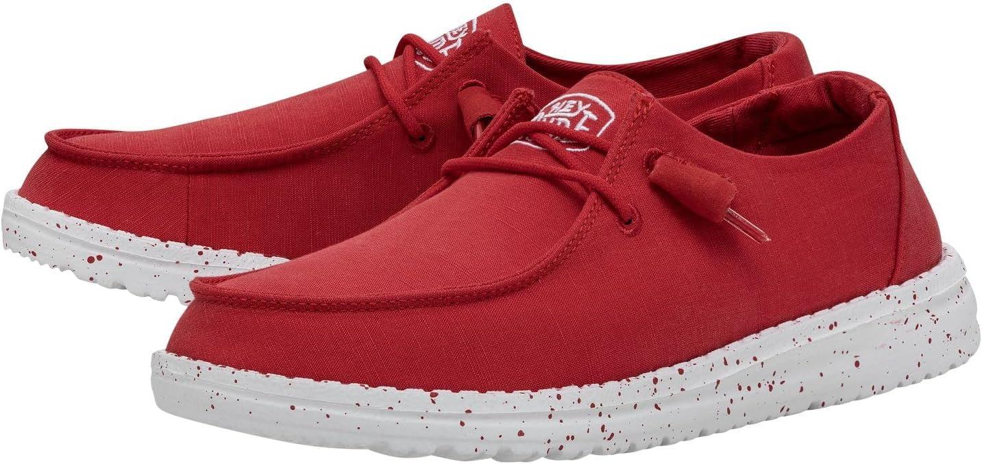 imageHey Dude Womens Moccasin Moc Toe ShoesRed