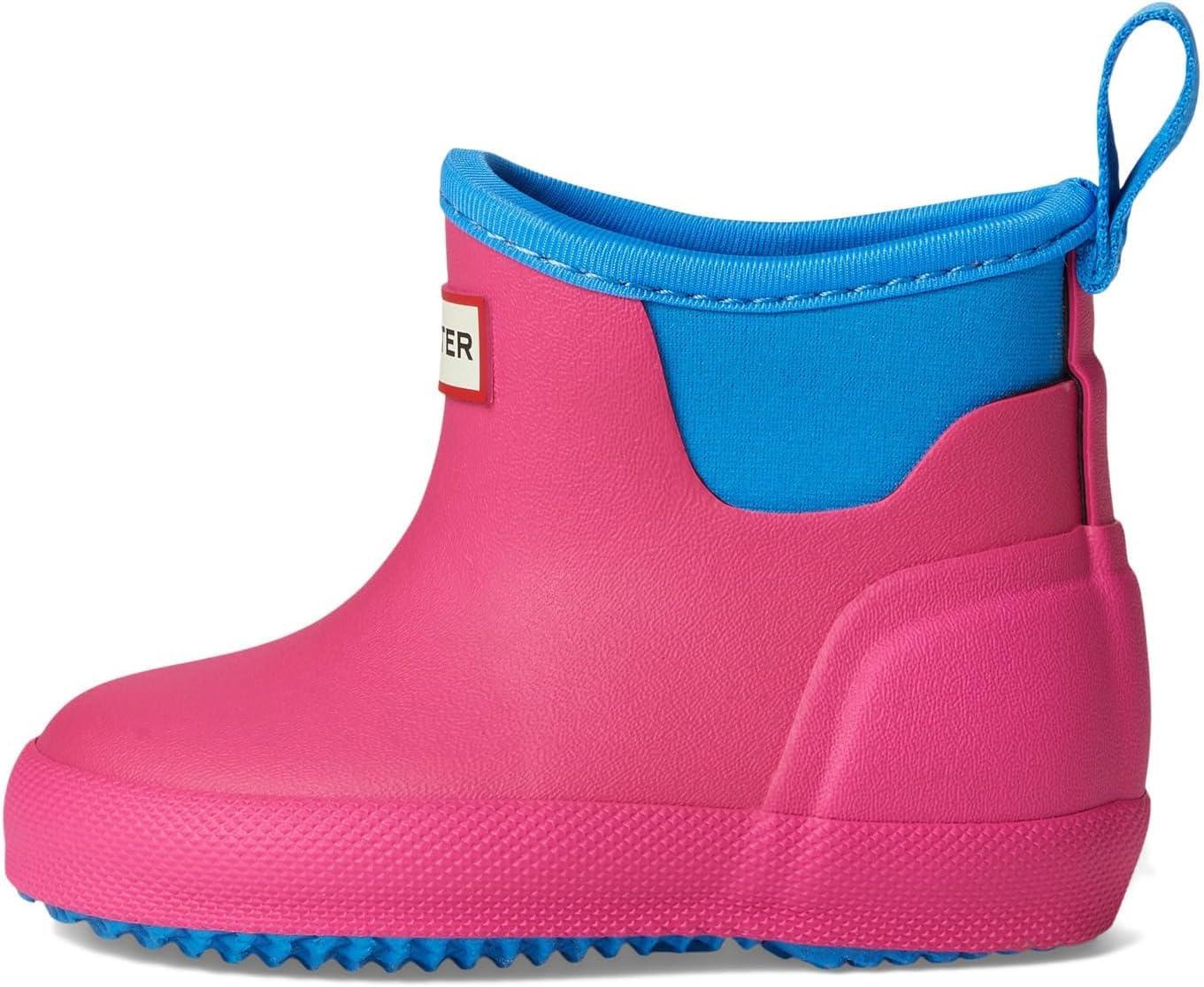 imageHunter UnisexChild FinleyToddlerLittle Kid Rain BootMedium PinkMedium Blue