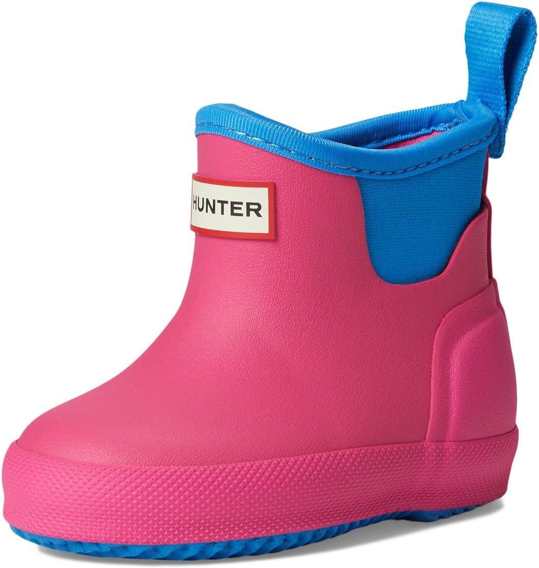imageHunter UnisexChild FinleyToddlerLittle Kid Rain BootMedium PinkMedium Blue
