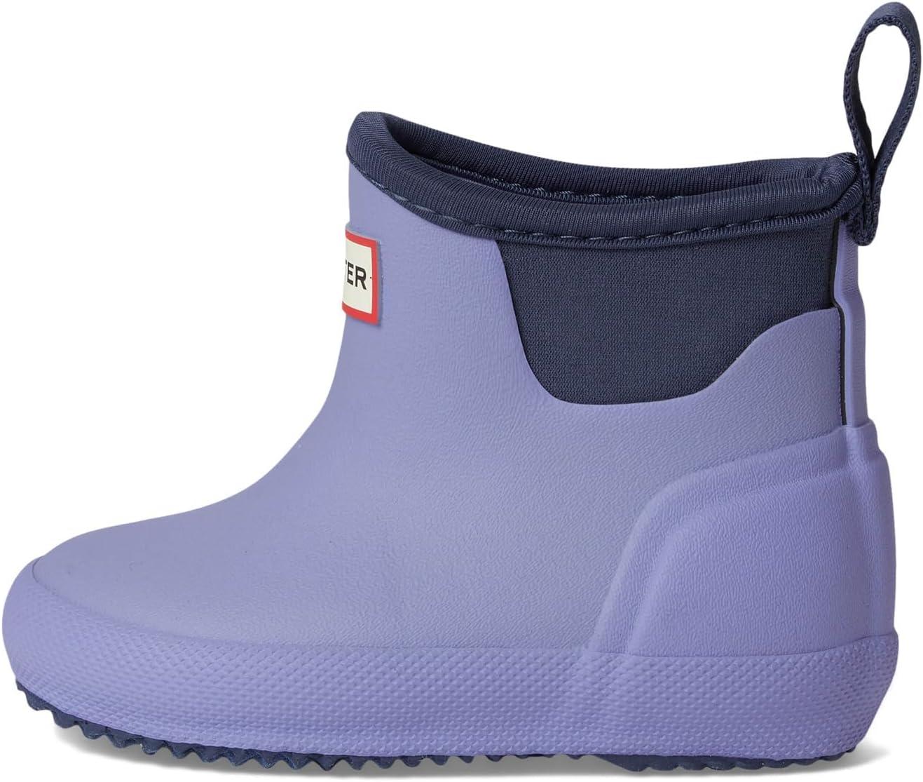 imageHunter UnisexChild FinleyToddlerLittle Kid Rain BootMedium PurpleDark Blue