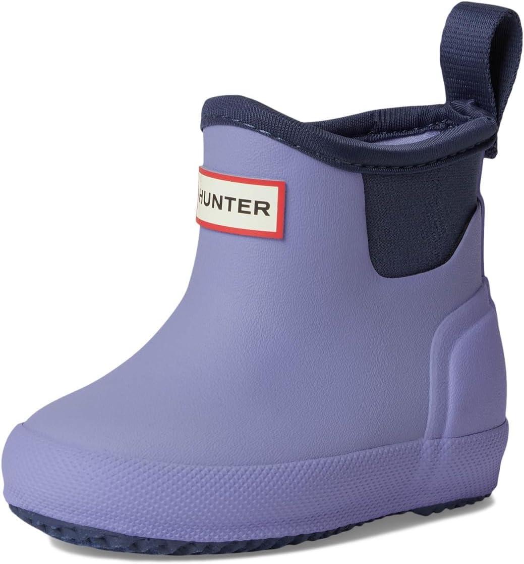 imageHunter UnisexChild FinleyToddlerLittle Kid Rain BootMedium PurpleDark Blue