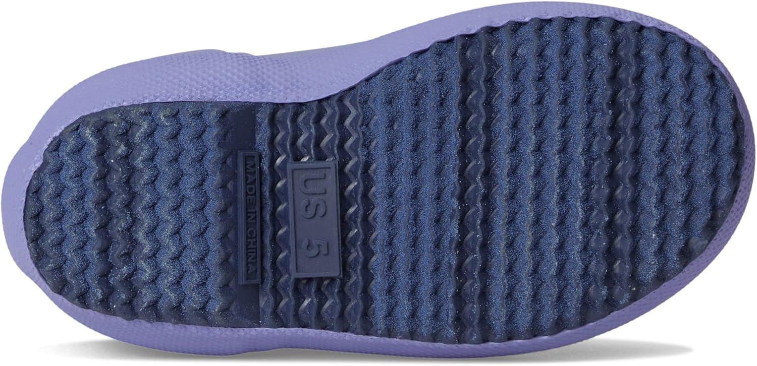 imageHunter UnisexChild FinleyToddlerLittle Kid Rain BootMedium PurpleDark Blue