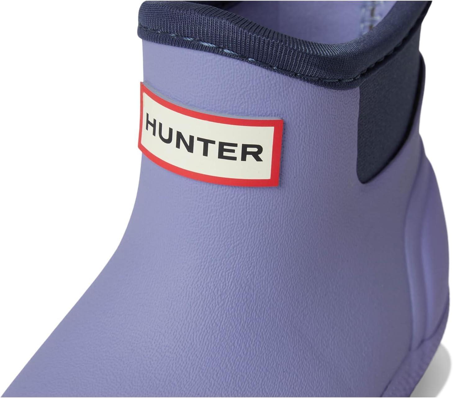 imageHunter UnisexChild FinleyToddlerLittle Kid Rain BootMedium PurpleDark Blue