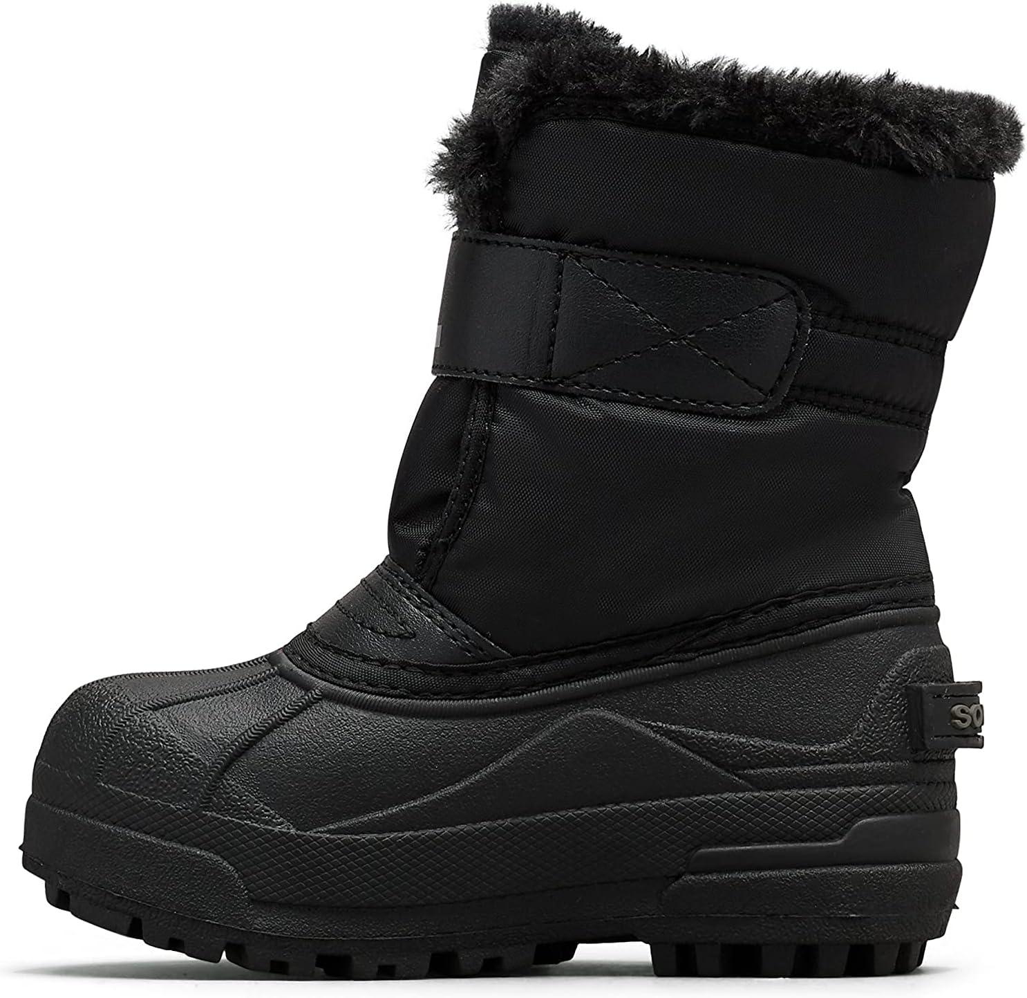 imageSOREL Youth Snow Commander Snow Boots for KidsBlack Charcoal