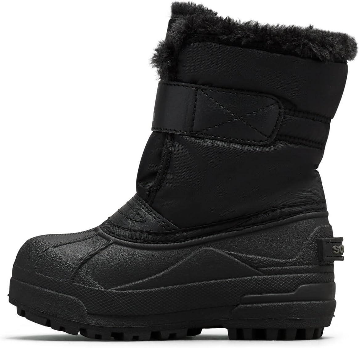 imageSOREL Youth Snow Commander Snow Boots for KidsBlack Charcoal