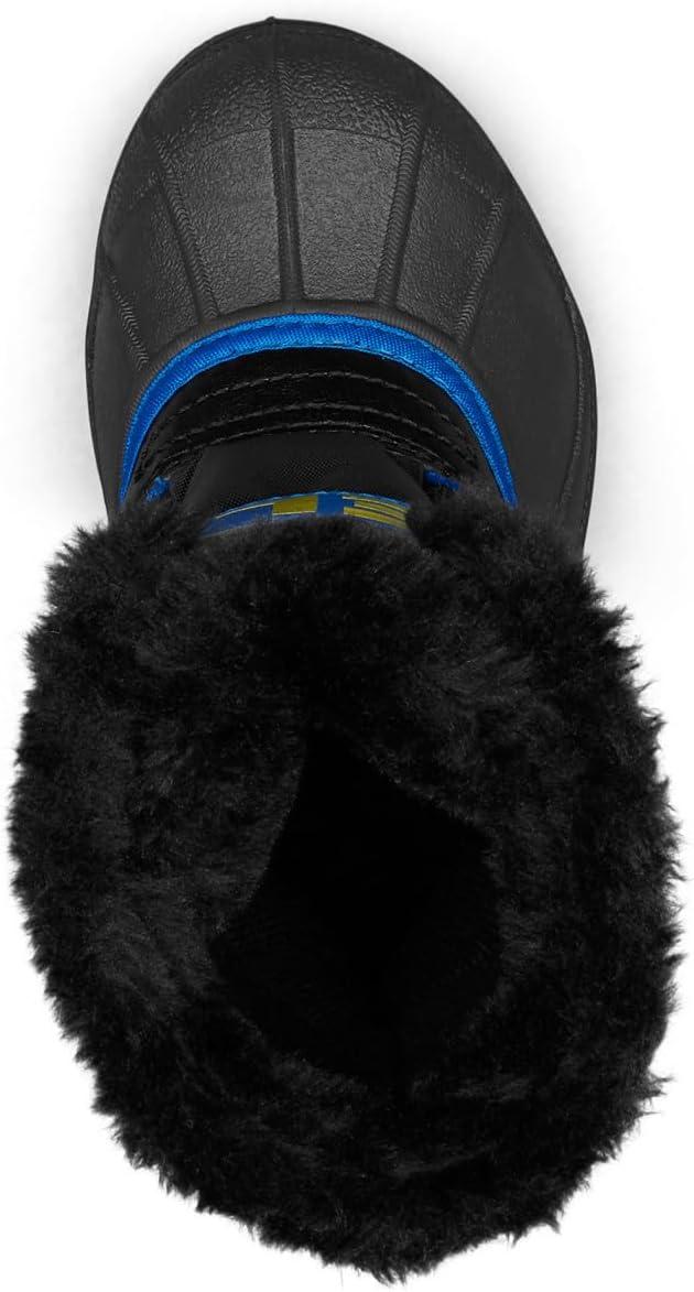 imageSOREL Youth Snow Commander Snow Boots for KidsBlack Black Super Blue