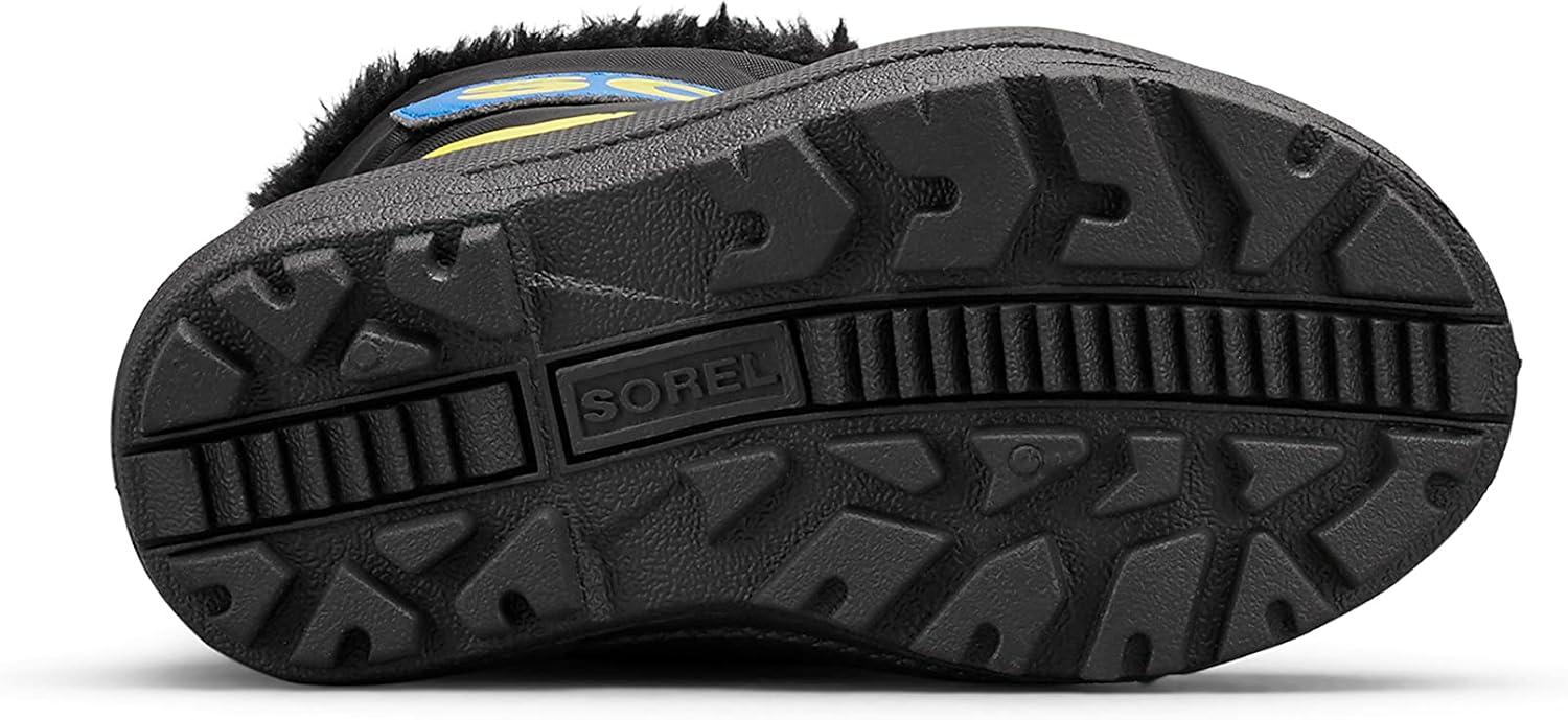 imageSOREL Youth Snow Commander Snow Boots for KidsBlack Black Super Blue