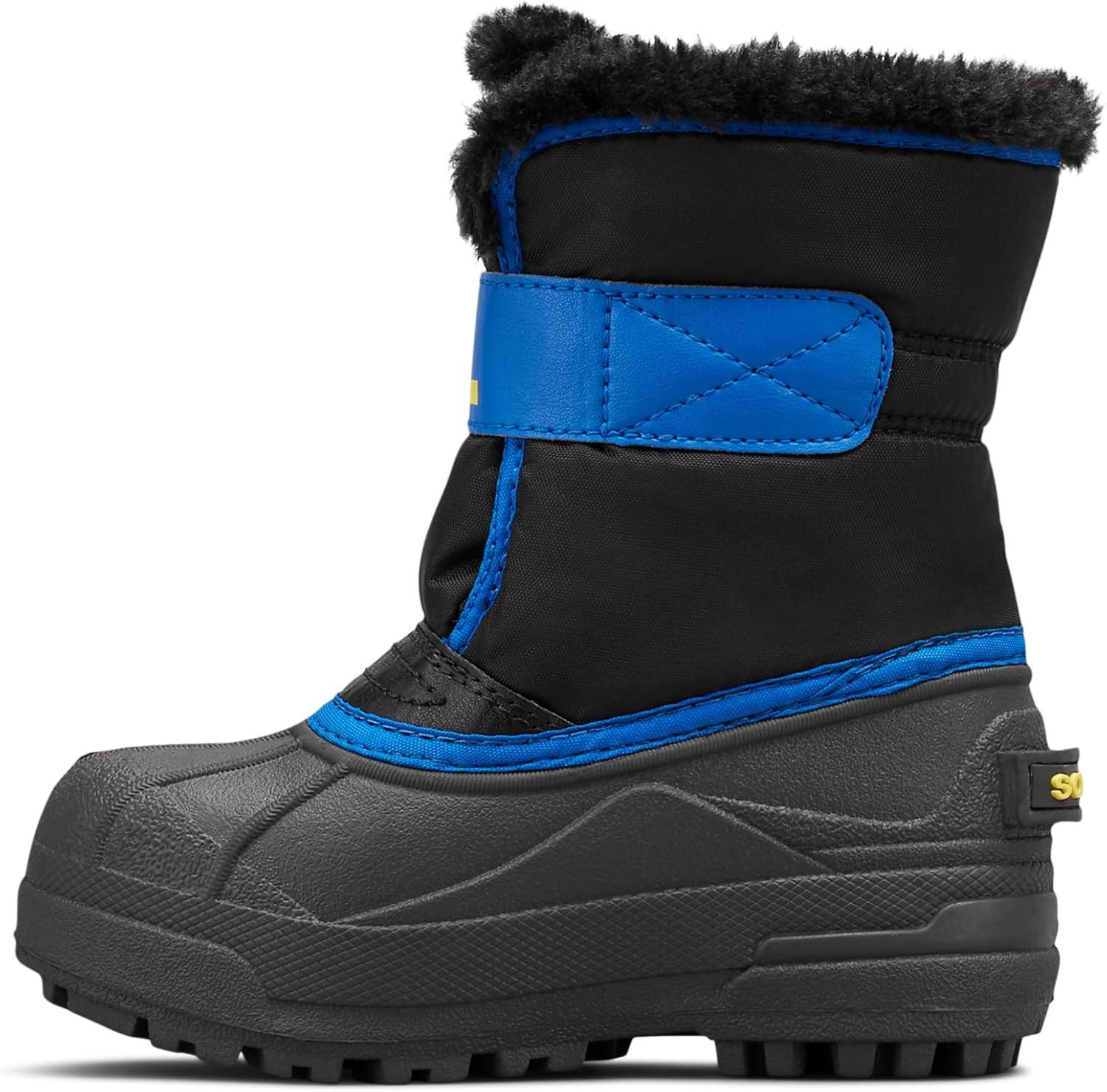 imageSOREL Youth Snow Commander Snow Boots for KidsBlackSuper Blue