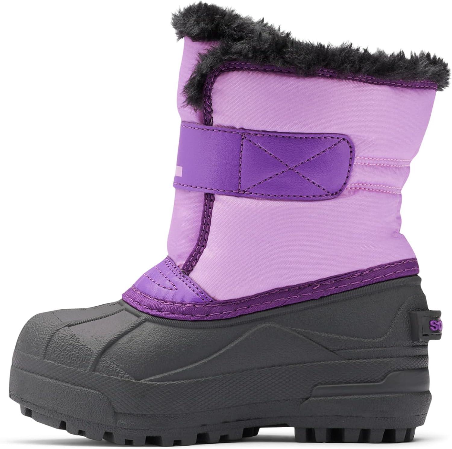 imageSOREL Youth Snow Commander Snow Boots for KidsGumdrop Purple Violet