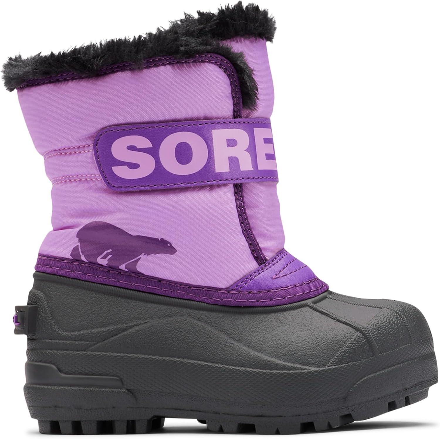 imageSOREL Youth Snow Commander Snow Boots for KidsGumdropPurple Violet